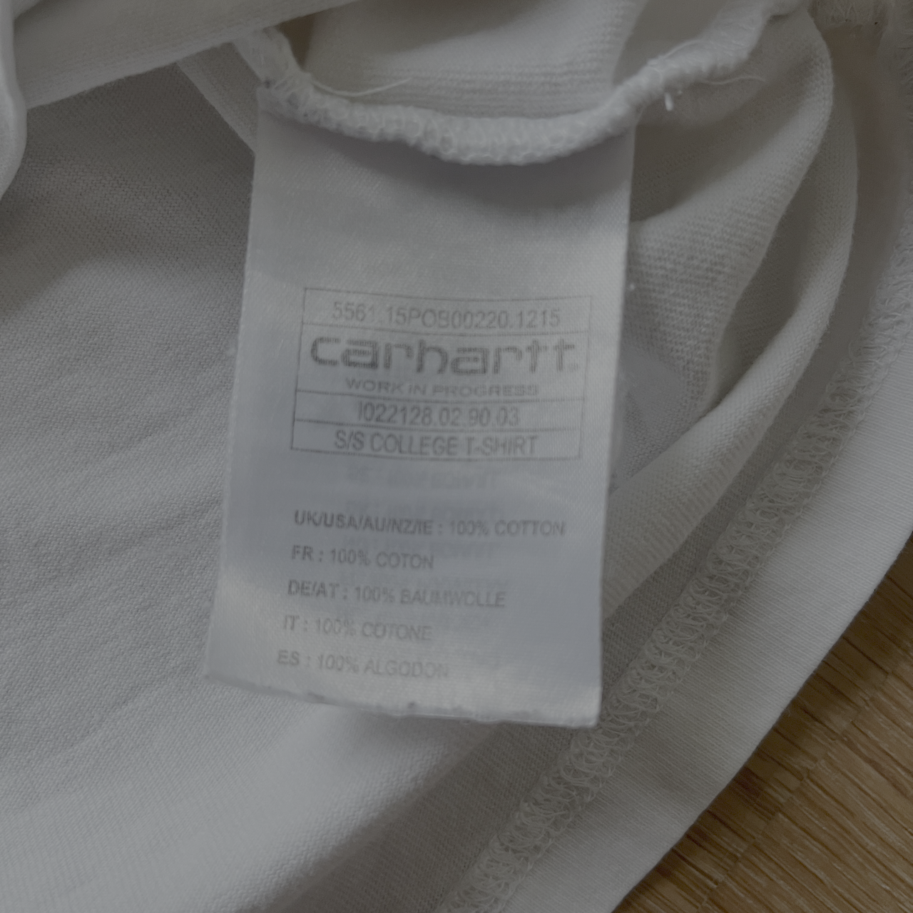 Carhartt T-Shirt Weiss/Hellblau - M/S