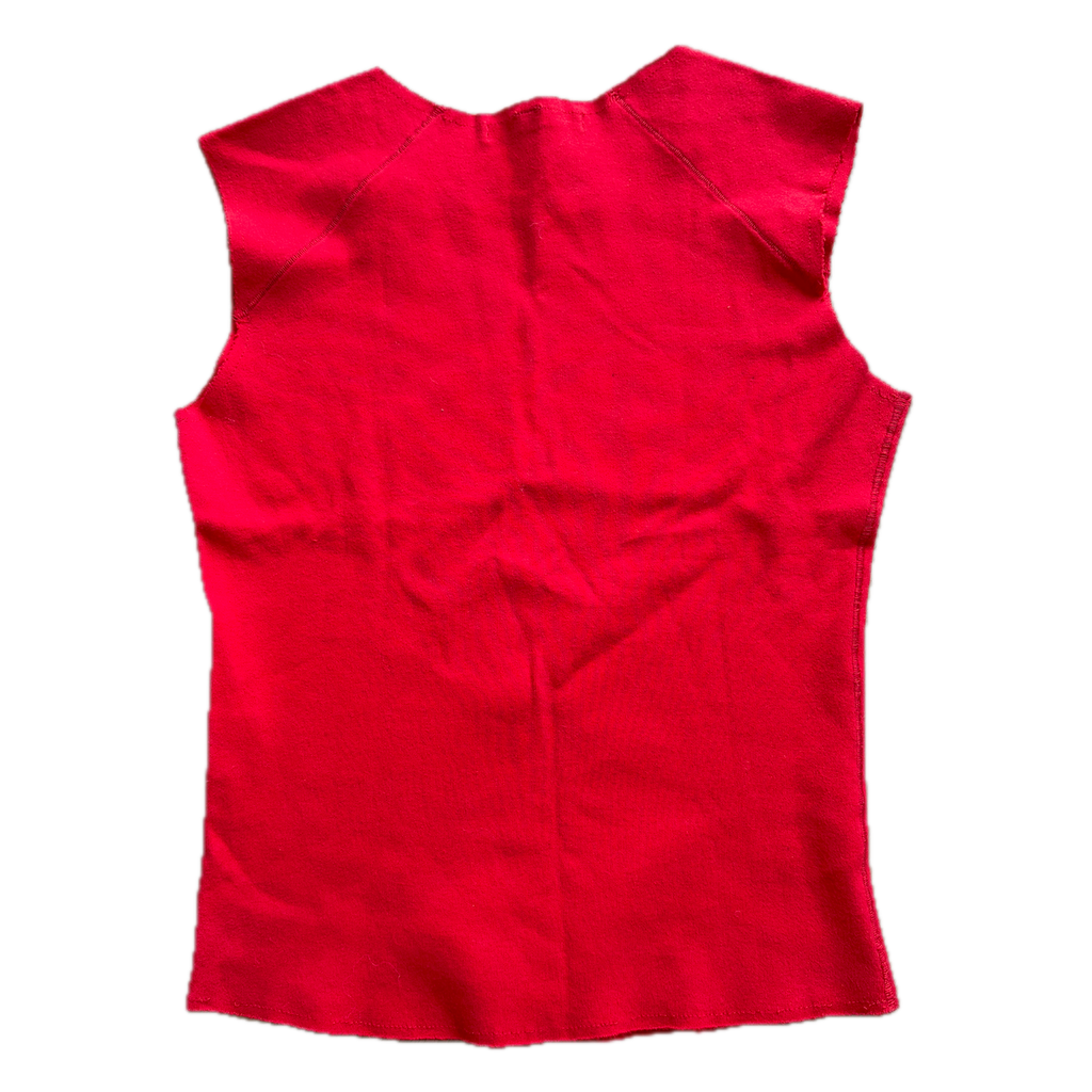 Bon Jovi World Tour 2001 Top mit Print rot - XS/S