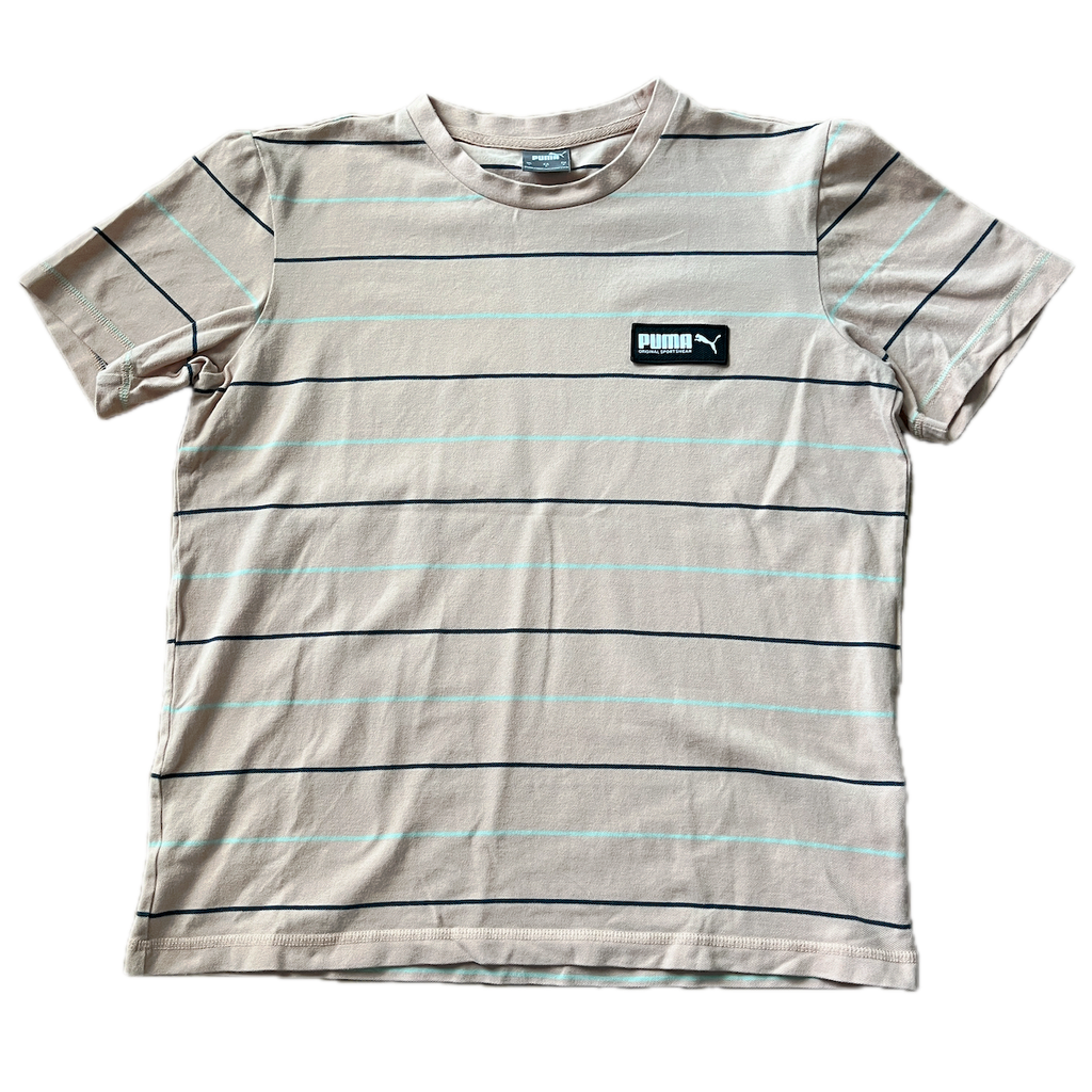Puma T-Shirt Rosa gestreift - S