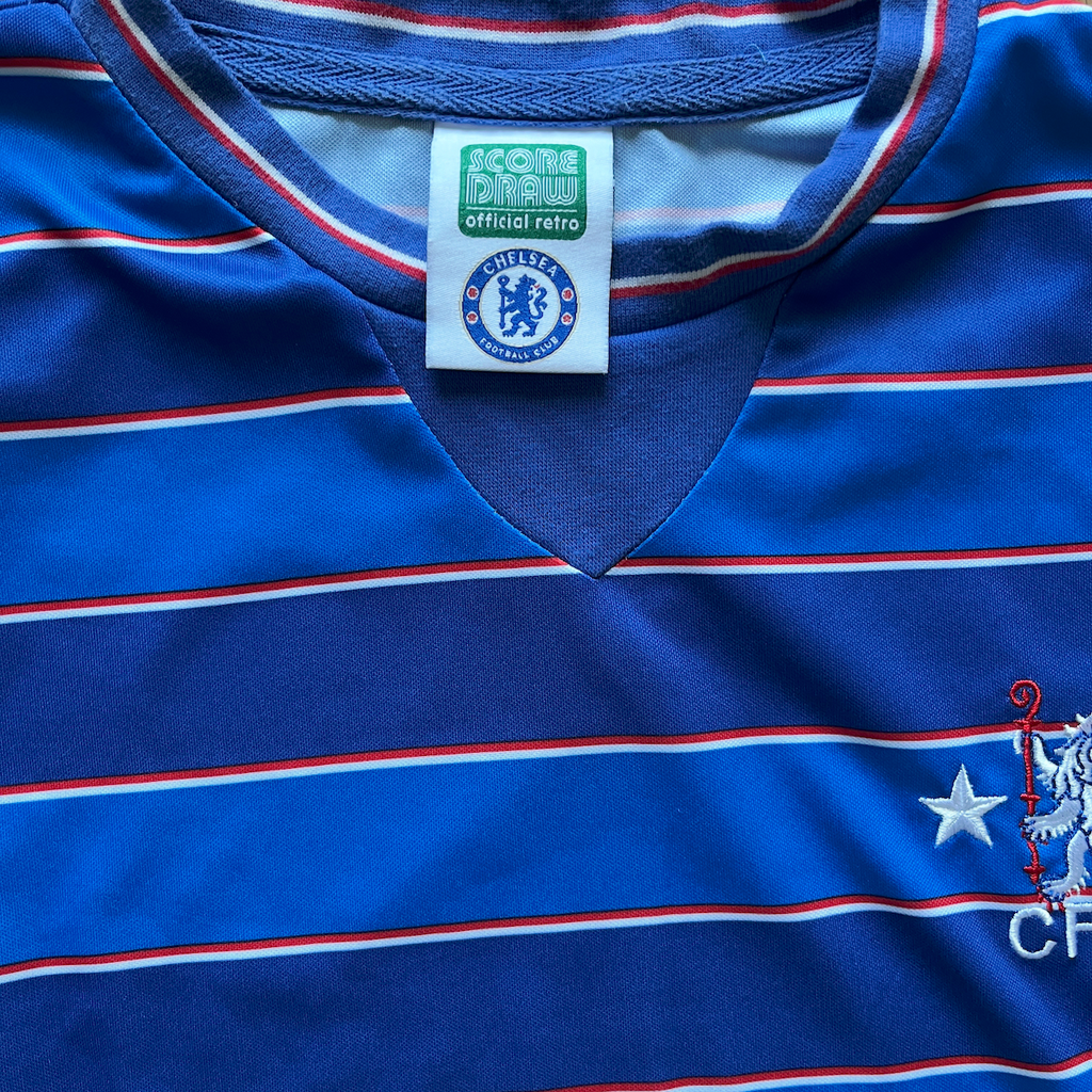 Chelsea 1984 Retro Football Shirt - S